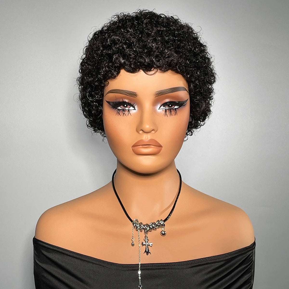 Kinky Curly Human Hair Wigs For Women