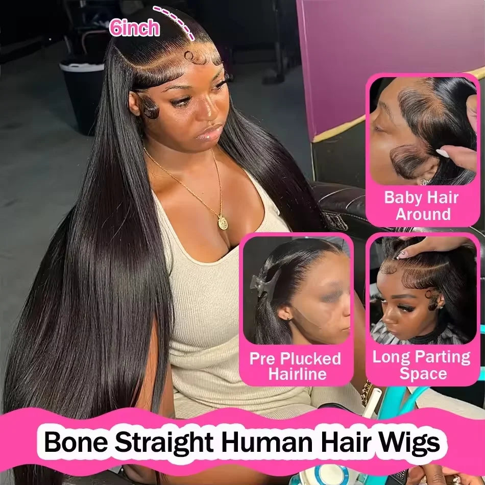 300% 13x6 HD Lace Frontal Wig