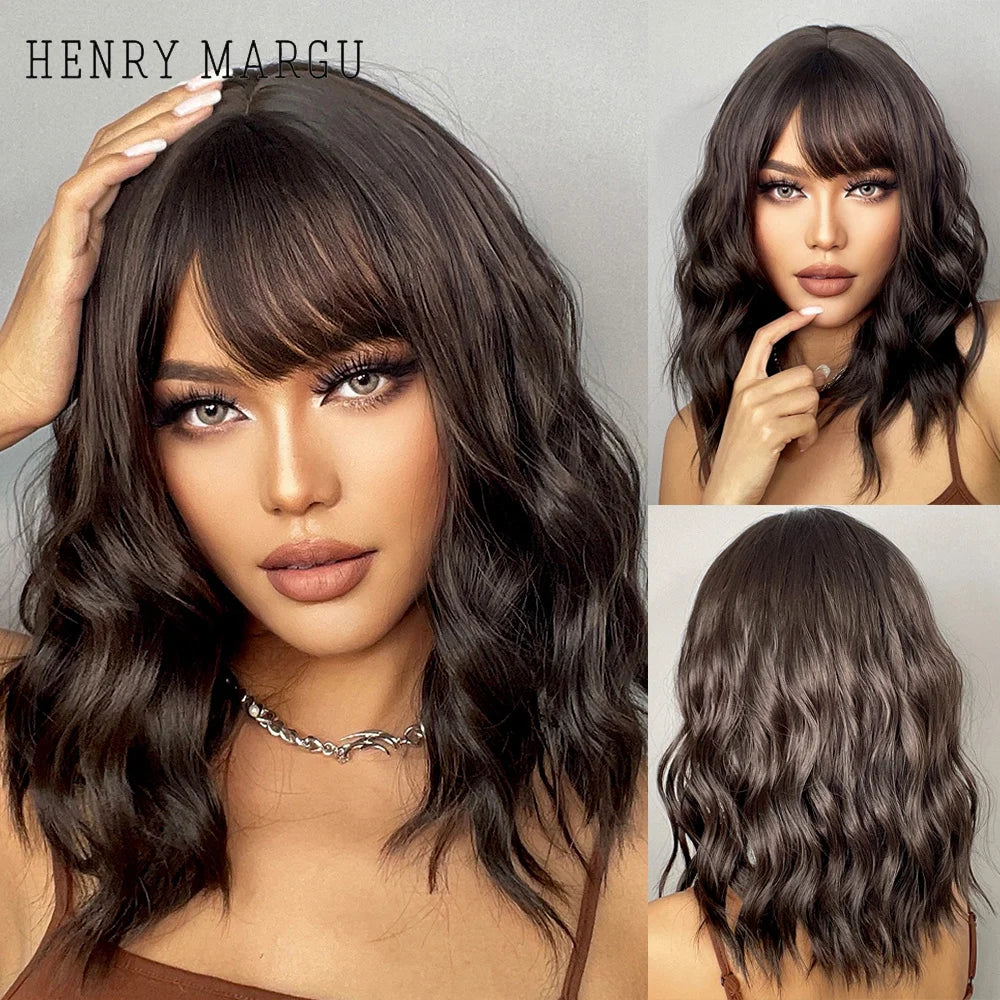 Red Copper Ginger Synthetic Wigs