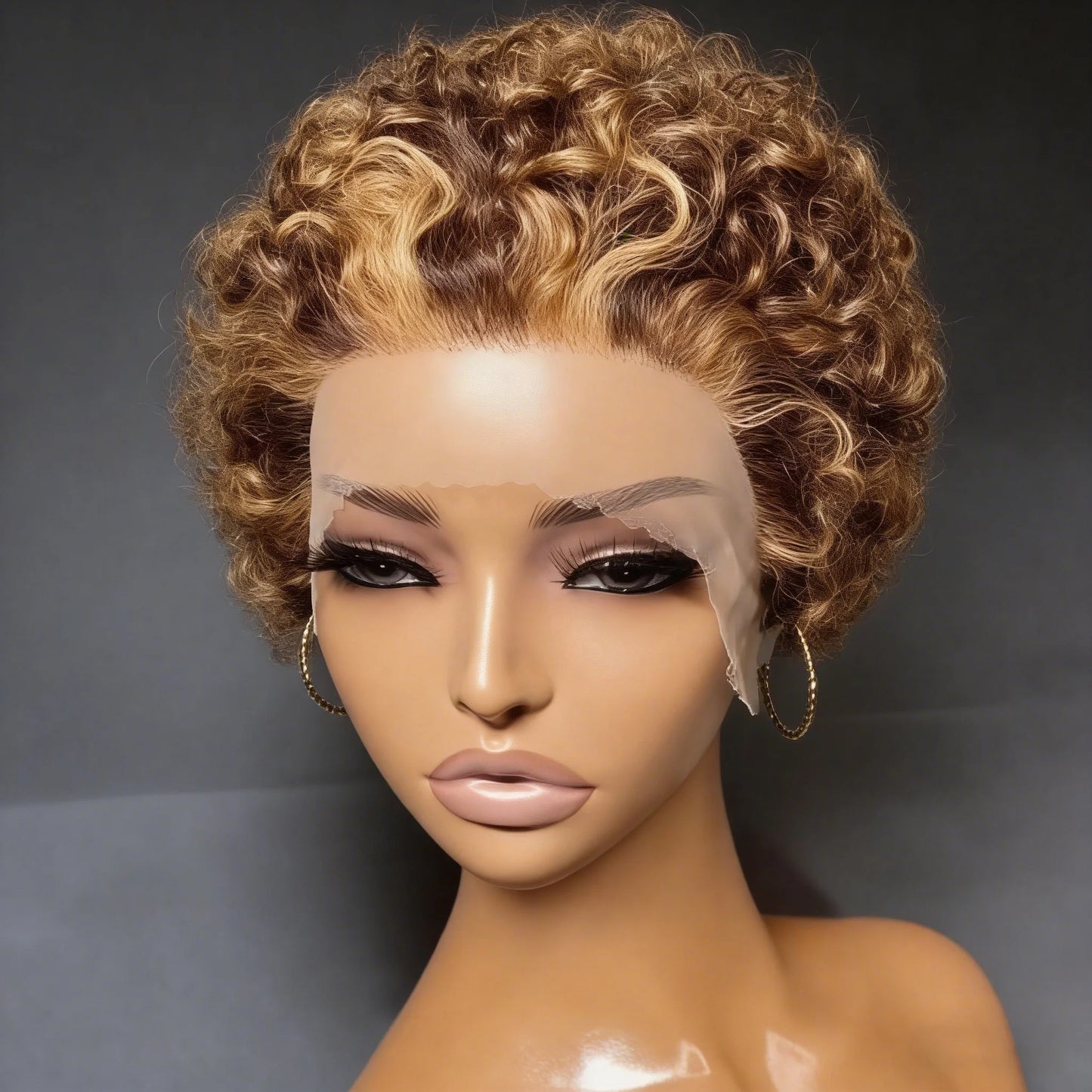 99J Burgundy Highlight Honey Wigs