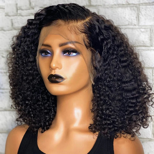 Deep Wave Bob Lace Front Human Hair