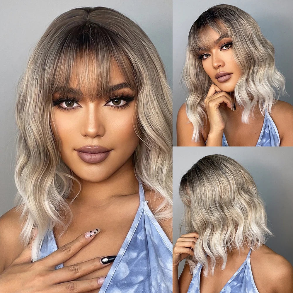 Red Copper Ginger Synthetic Wigs
