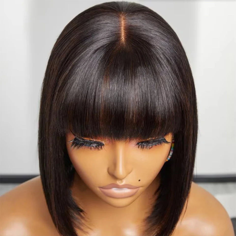 Brazilian Straight Bob Lace Wigs