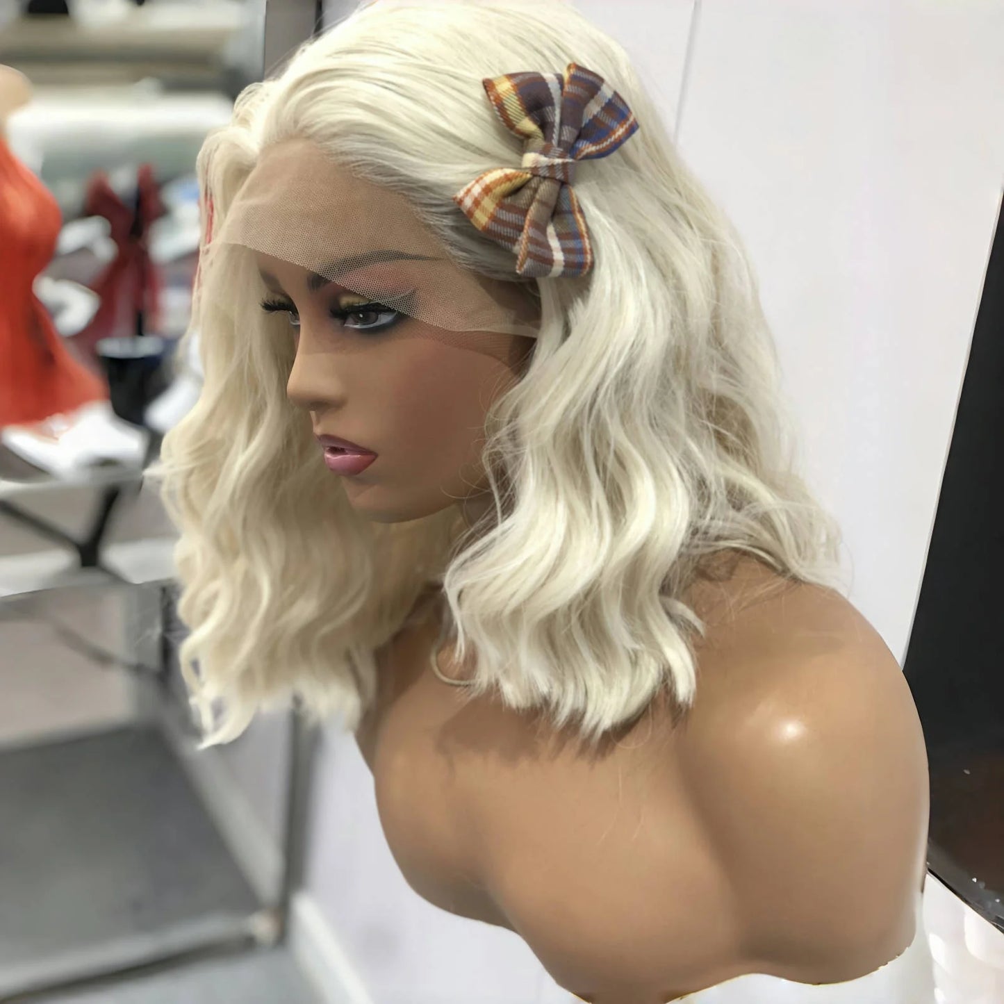 Platinum Blonde Bob Hair Wig