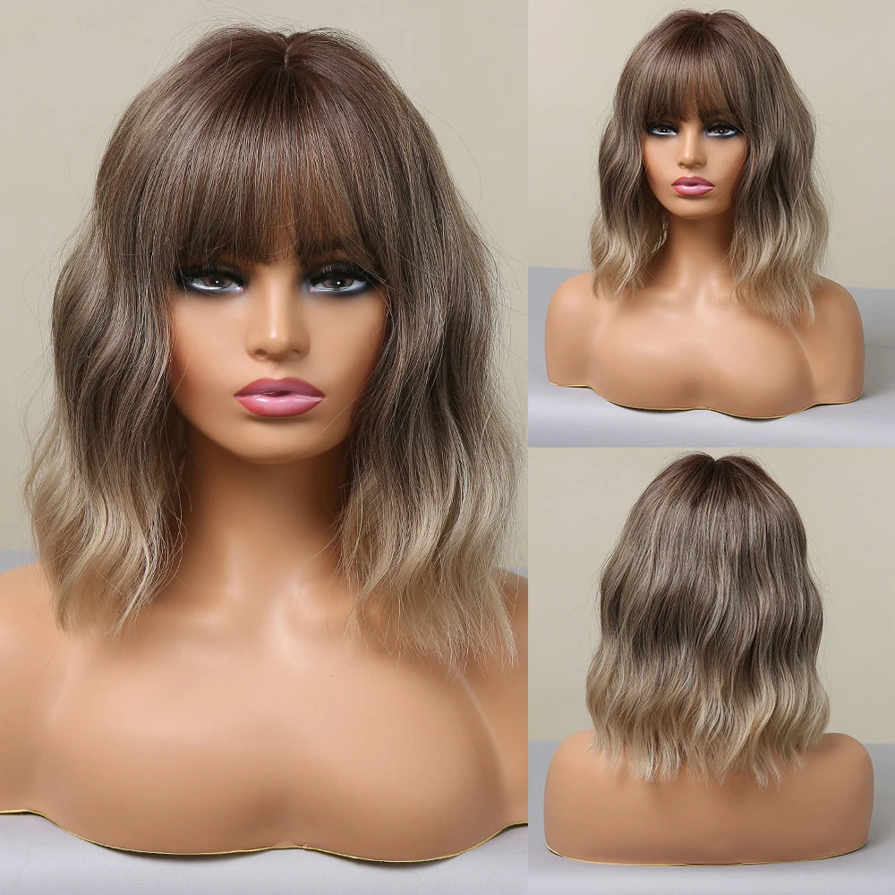 Red Copper Ginger Synthetic Wigs