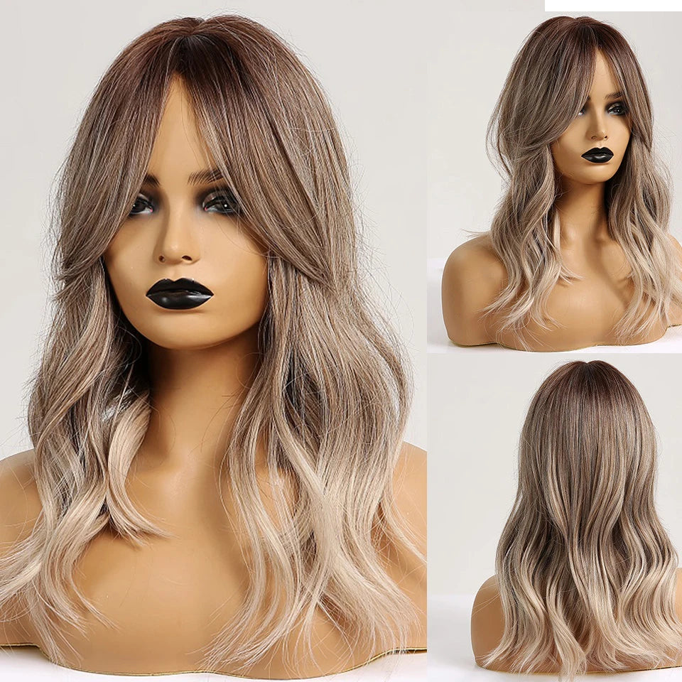 Red Copper Ginger Synthetic Wigs