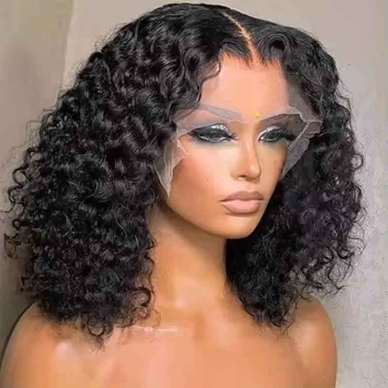 Short Bob Blunt Cut Deep Wave