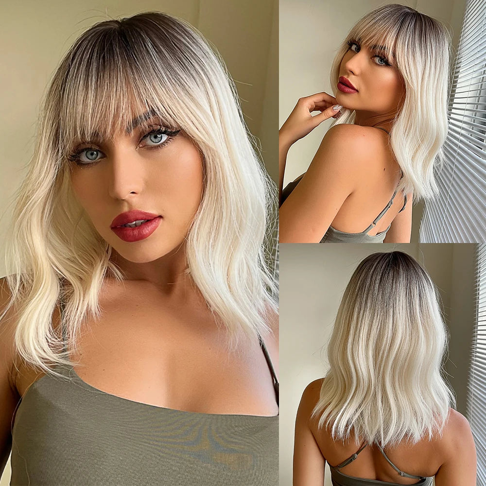 Red Copper Ginger Synthetic Wigs