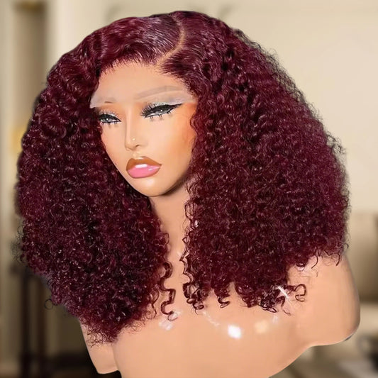 13x4 Bob Wigs 99J Burgundy