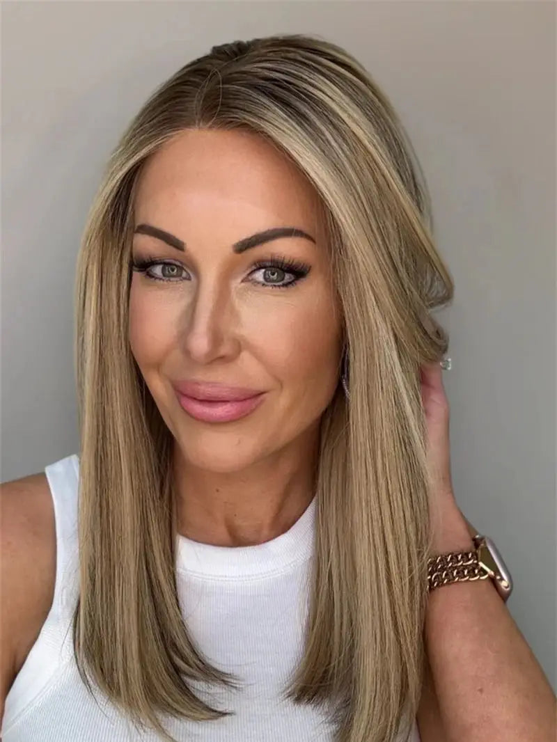 Ombre Brown Blonde bob Wig