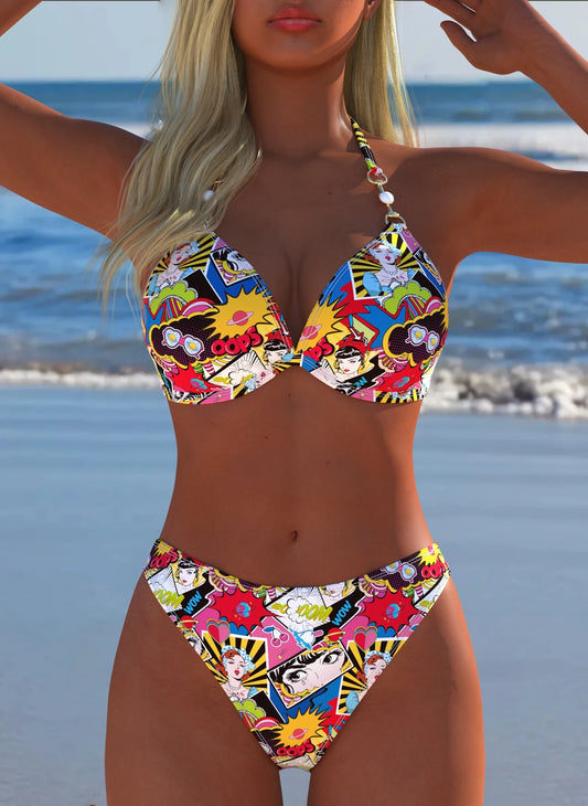 Modern Two Piece Set Bikinis