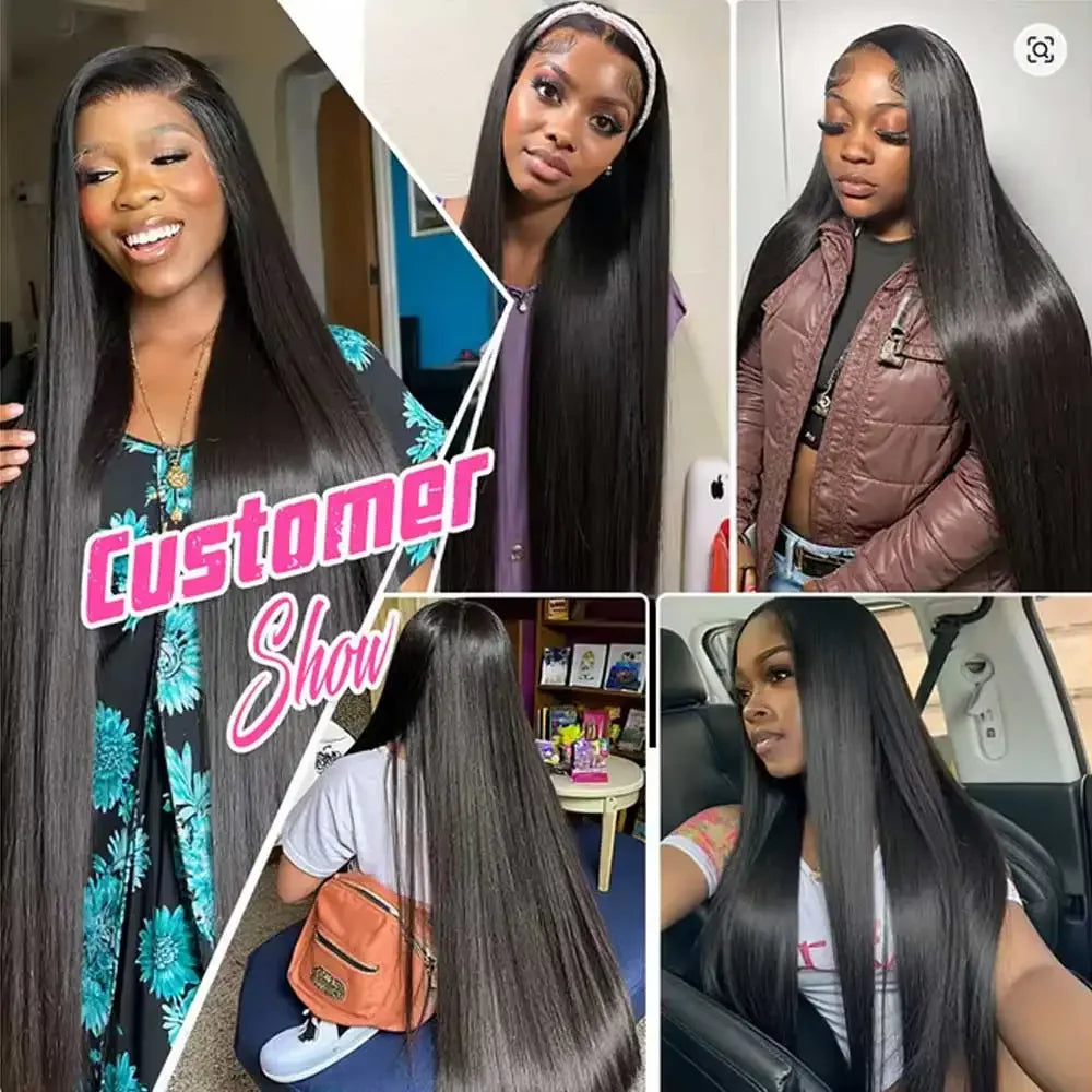 Straight HD Lace Front Wigs