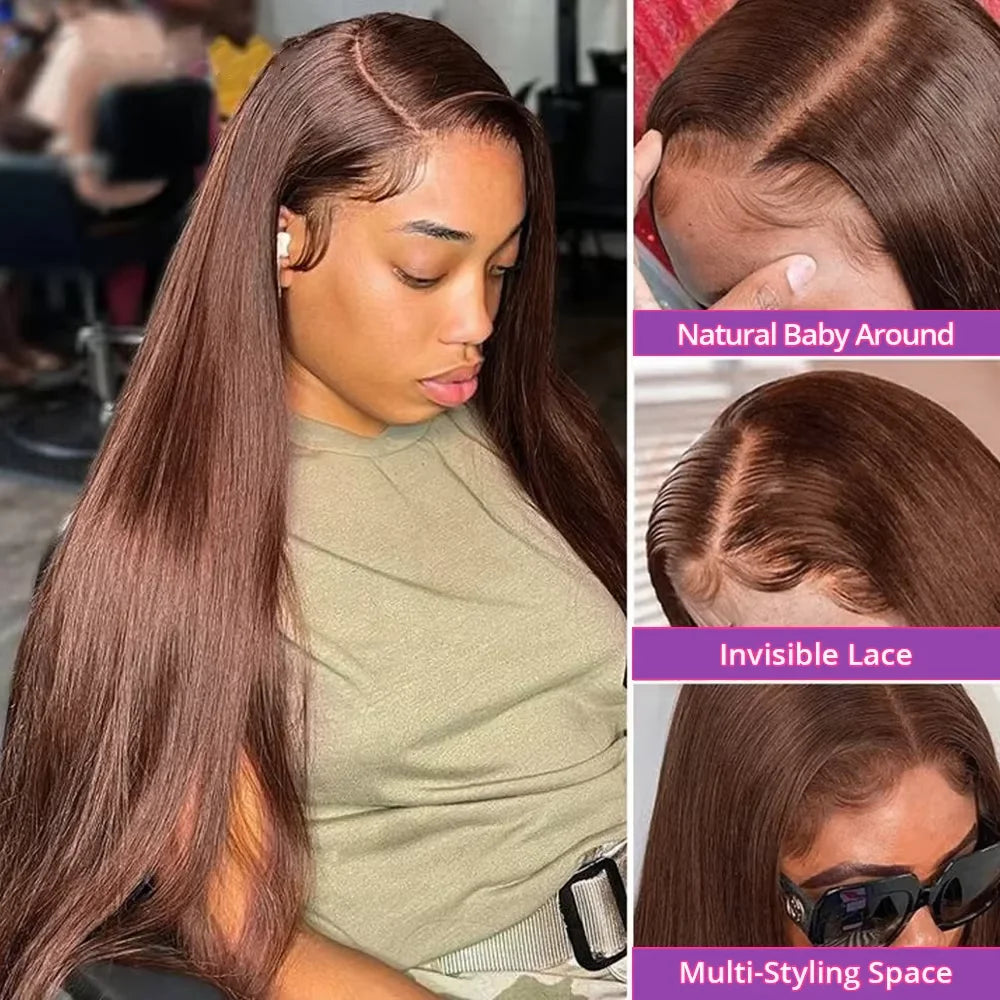 HD  Lace Frontal Wigs 100% Raw