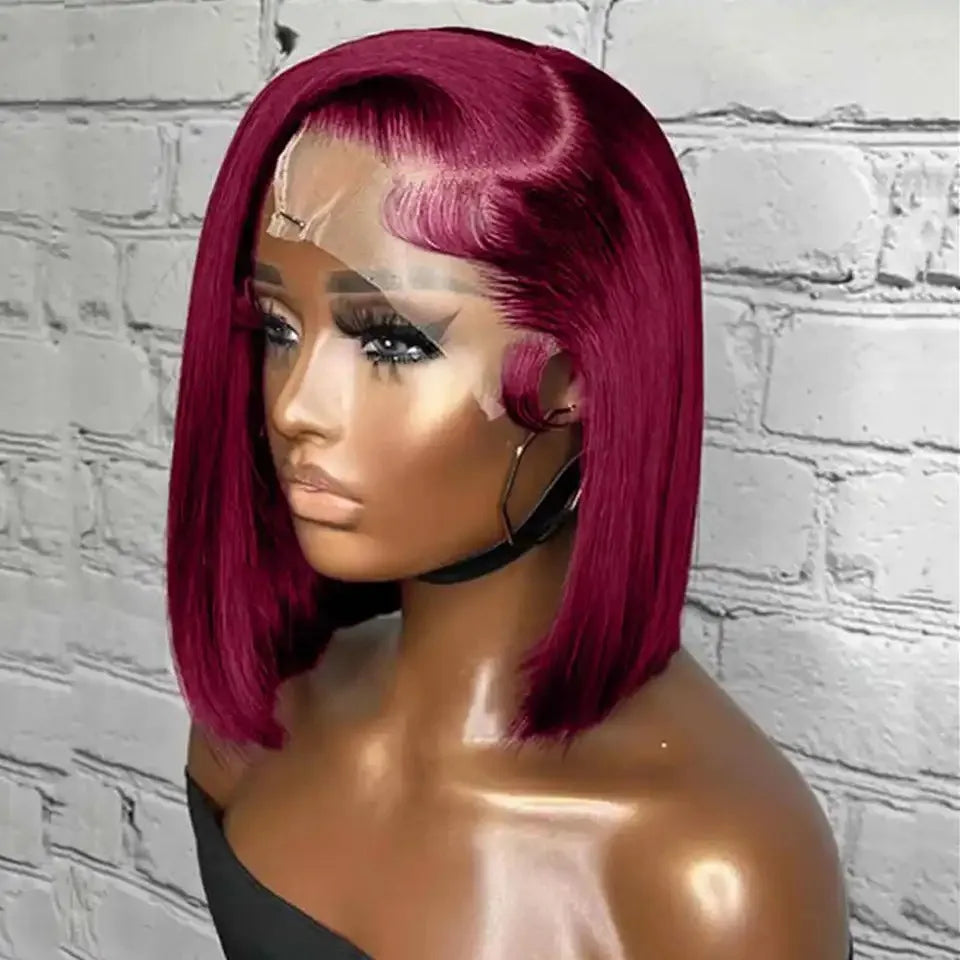 99J Burgundy Bob Wig