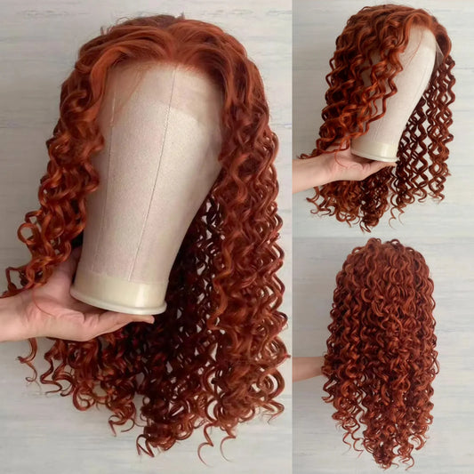 Auburn Ginger 13X4 Deep Curly