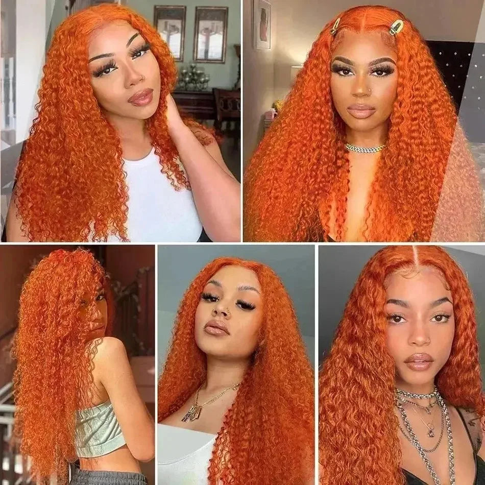 Orange Ginger Honey Blonde Wig's