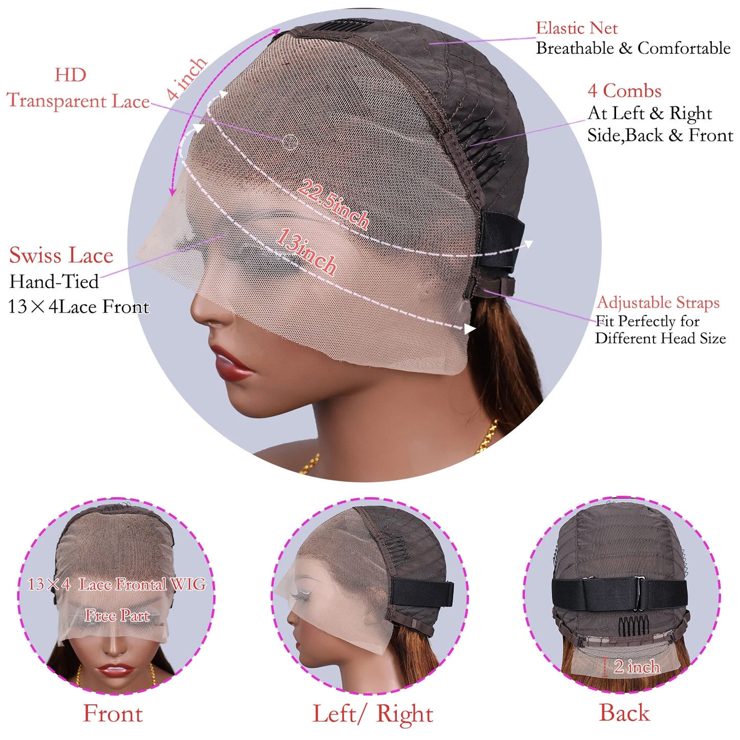 Short 13x4 Lace Front Wig Bob