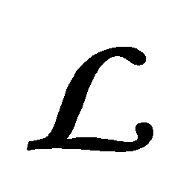 Large Letter Earring