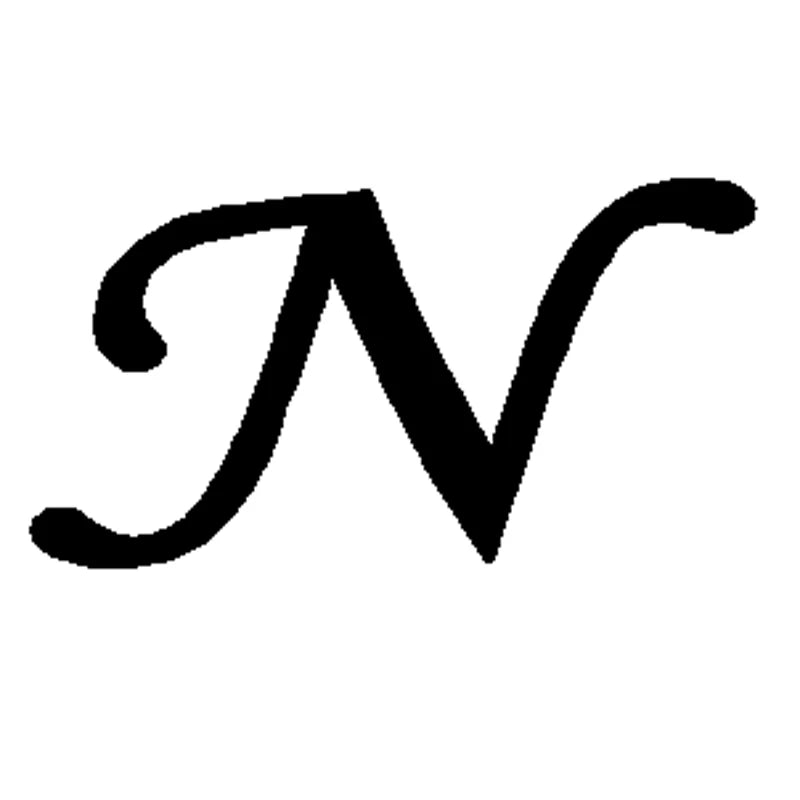 Large Letter Earring