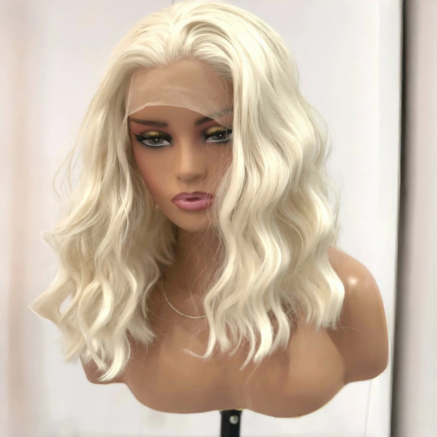 Platinum Blonde Bob Hair Wig