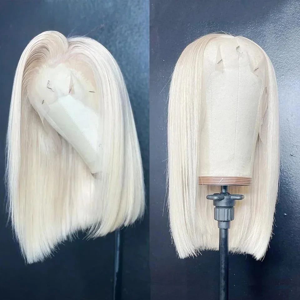 Ombre Blonde Lace Front Wig Short Bob