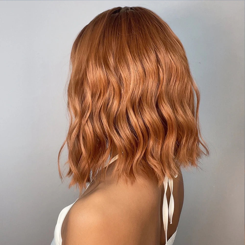 Red Copper Ginger Synthetic Wigs