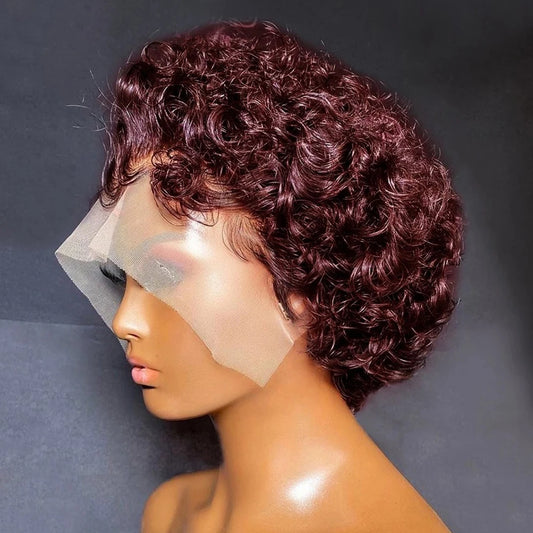 99J Burgundy Highlight Honey Wigs