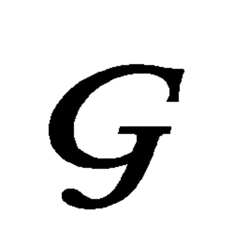 Large Letter Earring