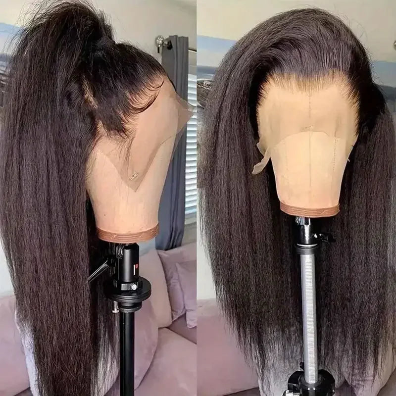 Geeta Kinky Straight Drawstring Wig