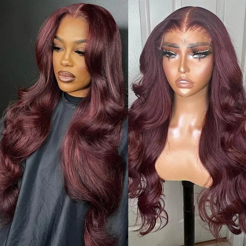 Ombre Ash Blonde With Dark Roots Natural Wave Hair