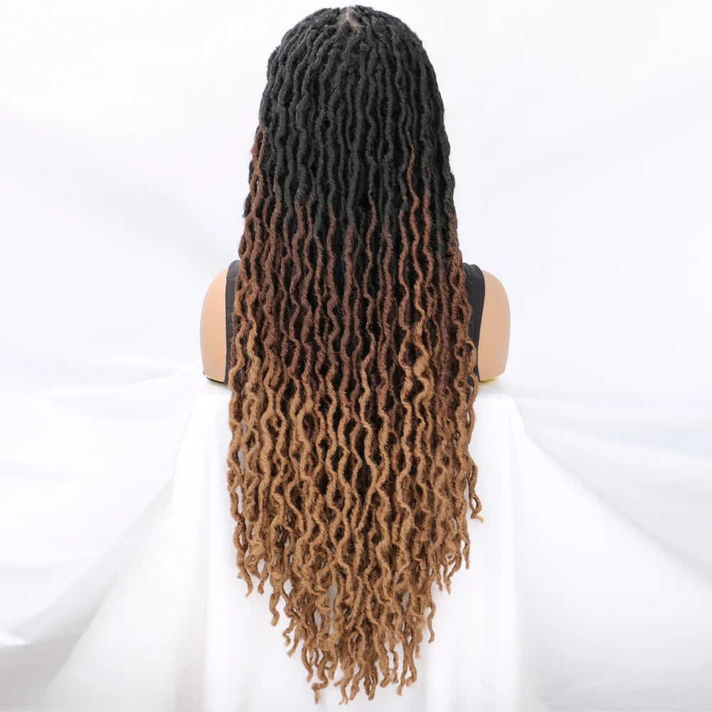 Ombre Faux Locs Wig