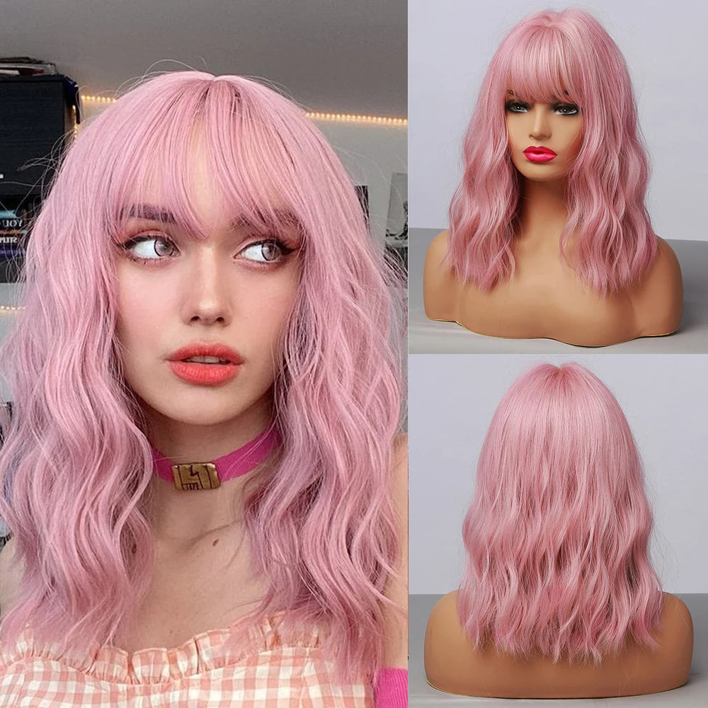 Red Copper Ginger Synthetic Wigs