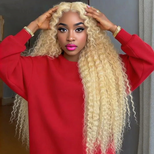 13x6 HD Lace Frontal 613 Blonde Deep