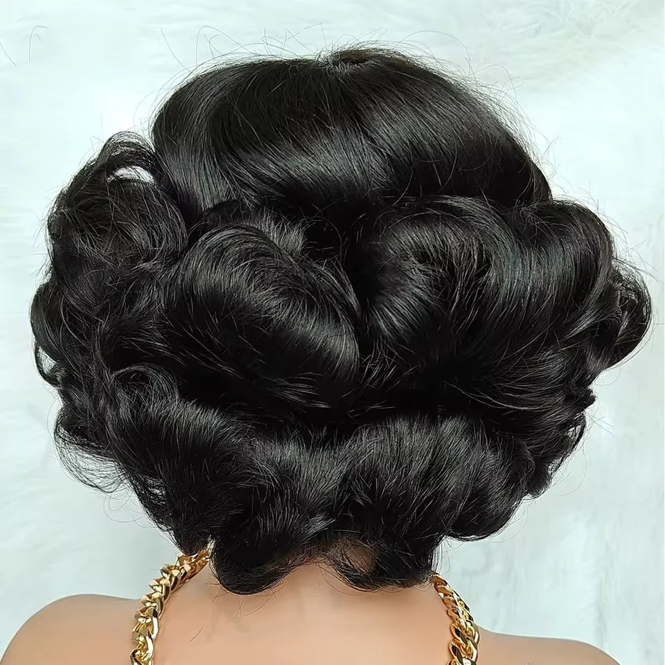 Egg Curly Bob Human Hair Wig
