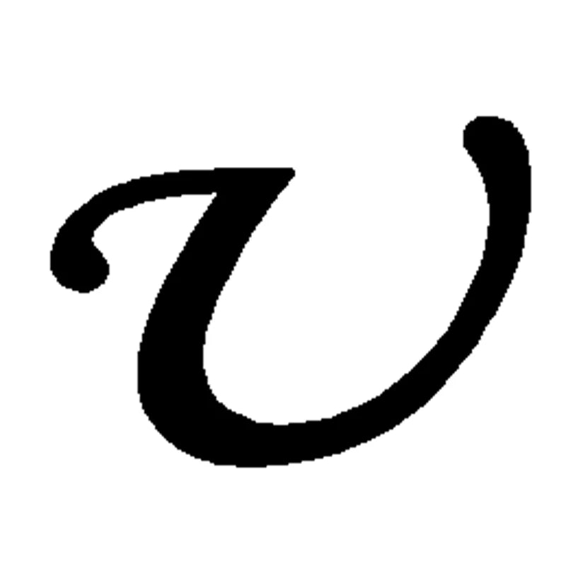 Large Letter Earring