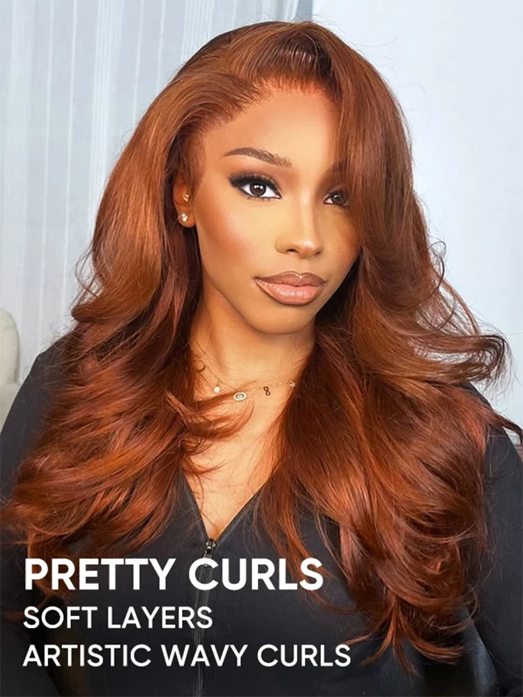 Alipearl Hair Big Wavy Ginger