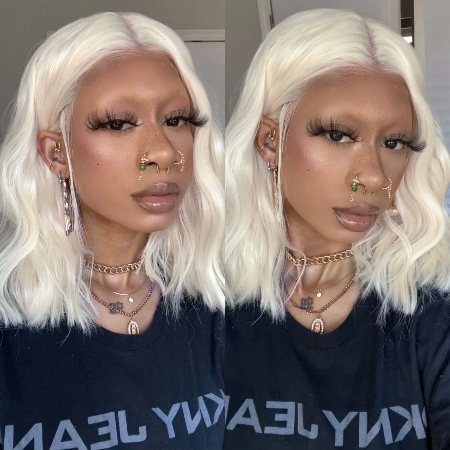 Platinum Blonde Bob Hair Wig