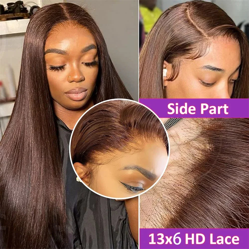 HD  Lace Frontal Wigs 100% Raw
