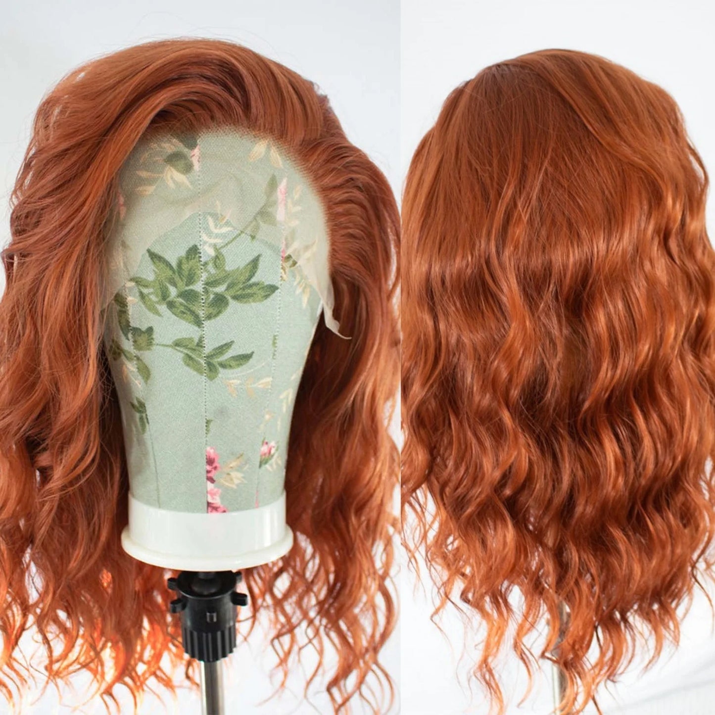 Ginger Orange Synthetic Lace Front Wig
