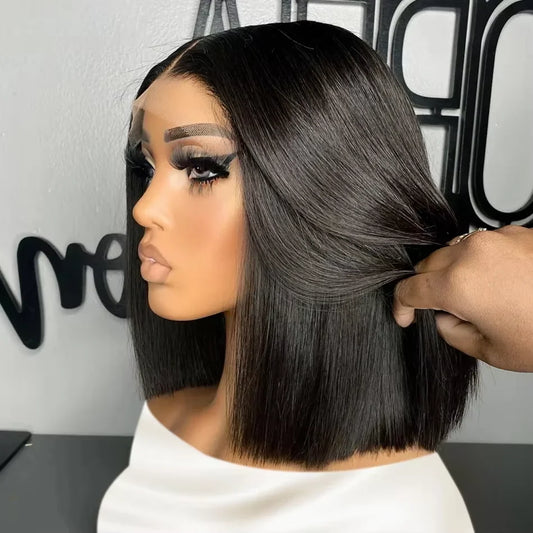 13x4 Bone Straight Short Bob