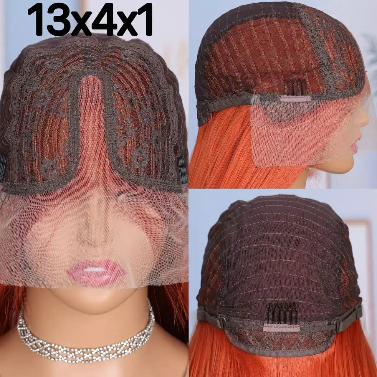 Orange Ginger Honey Blonde Wig's