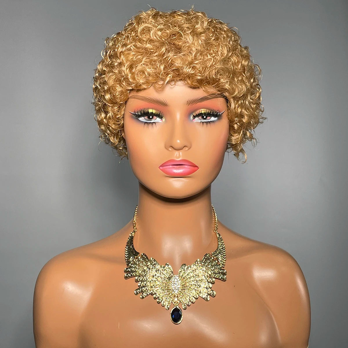 Kinky Curly Human Hair Wigs For Women