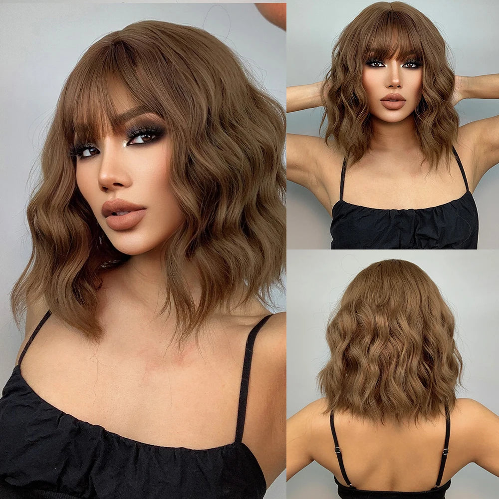 Red Copper Ginger Synthetic Wigs