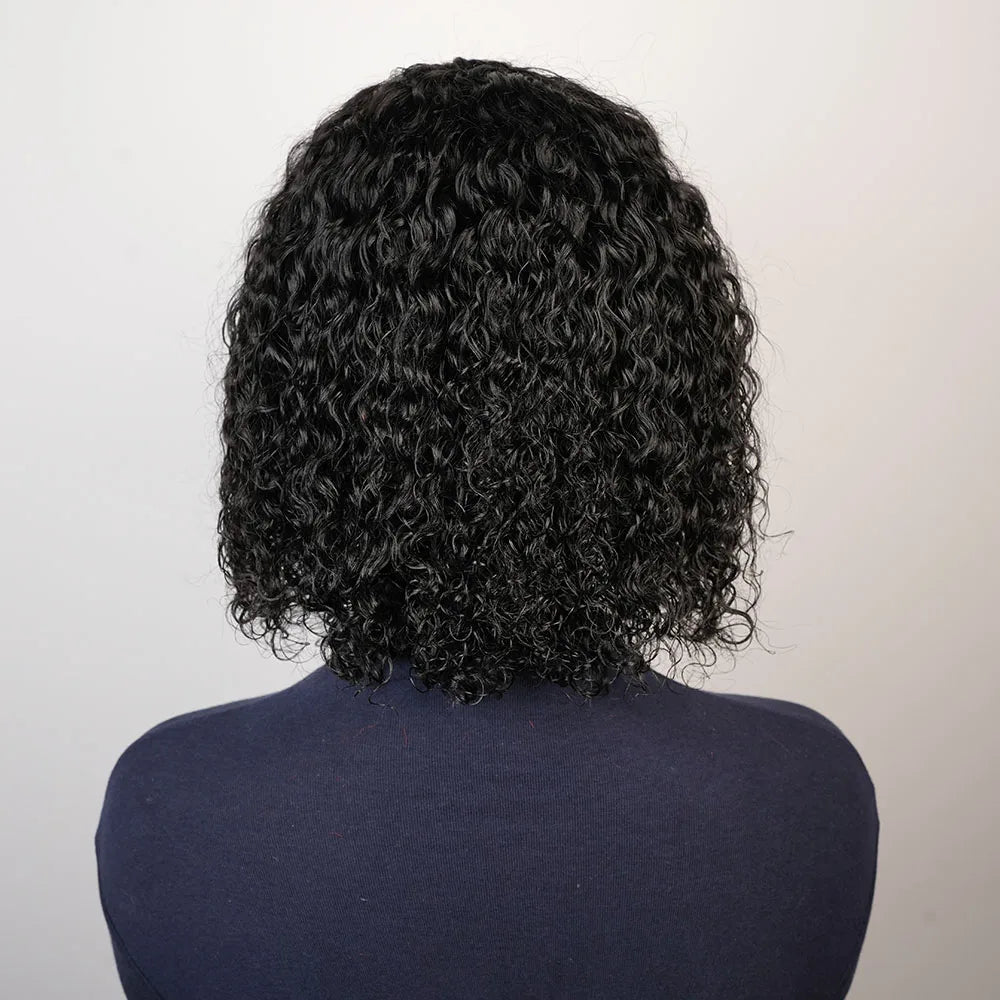 Kinky Curly Human Hair Wig