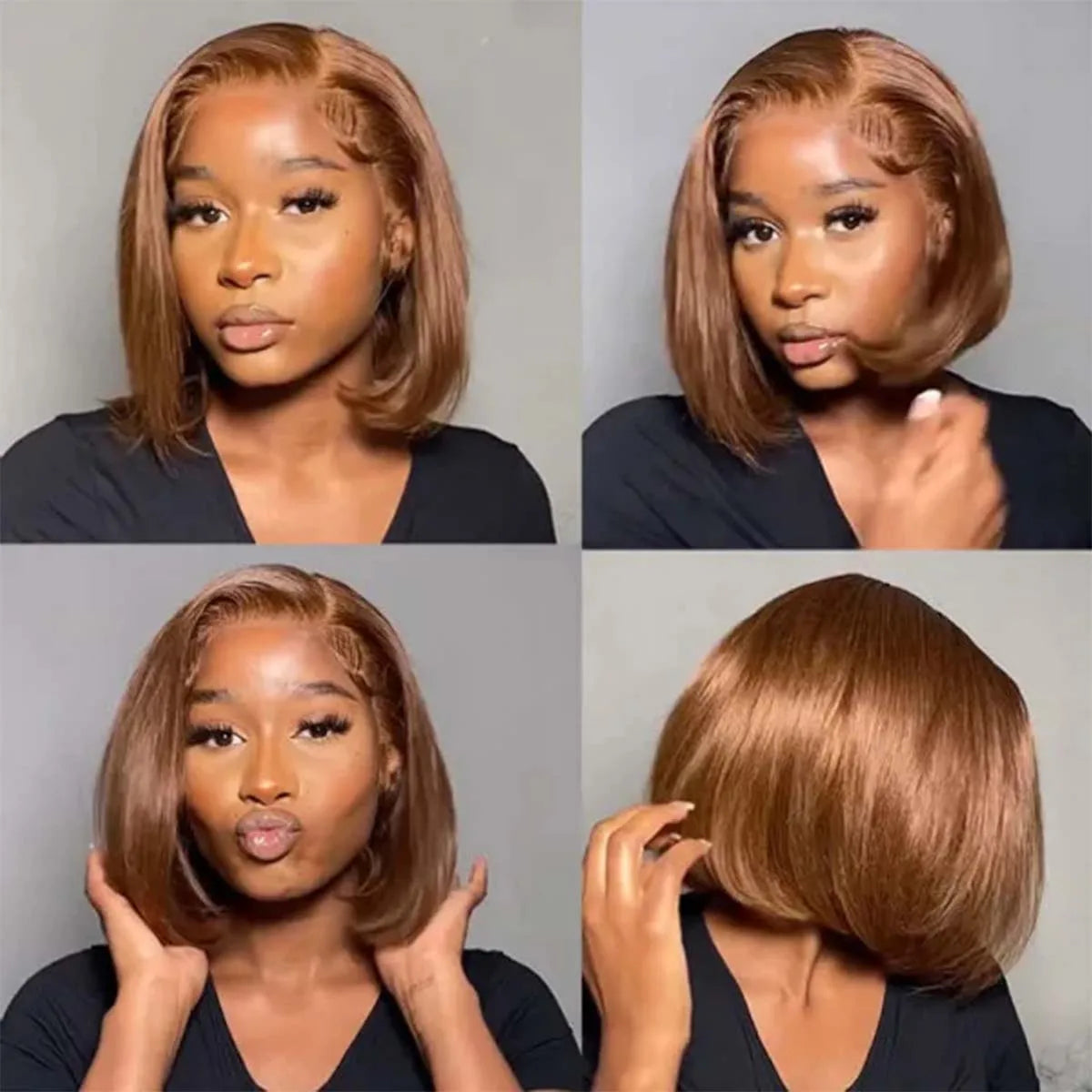 Short 13x4 Lace Front Wig Bob