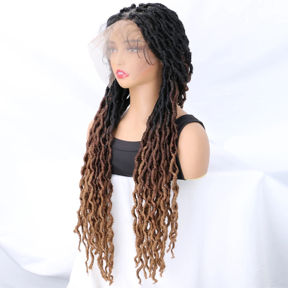 Ombre Faux Locs Wig