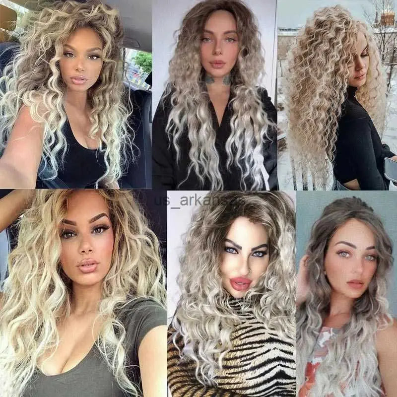 Ombre Ash Blonde wigs