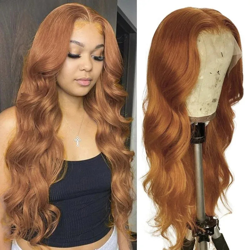 Ombre Ash Blonde With Dark Roots Natural Wave Hair