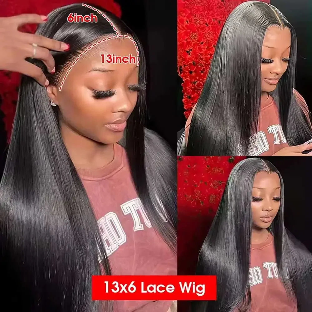 Straight HD Lace Front Wigs