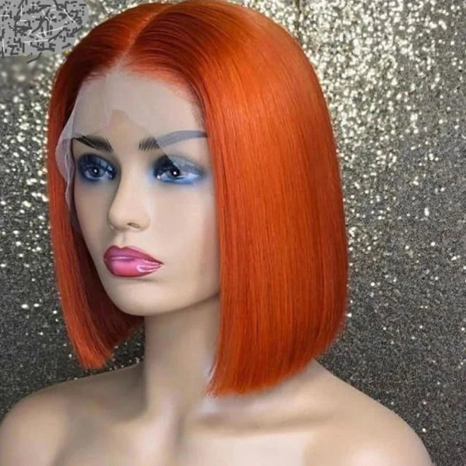 Burgundy 99J  HD Transparent Short Bob